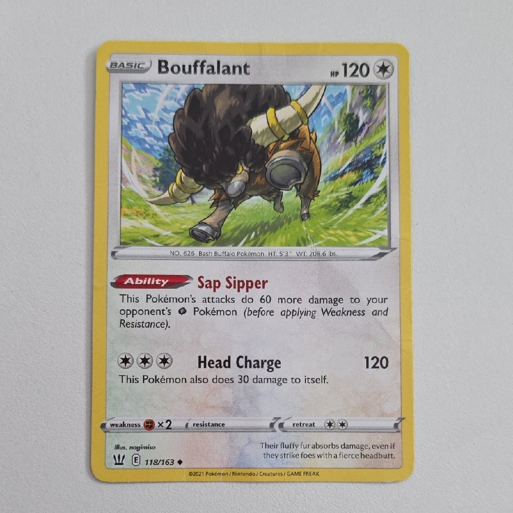 Pokemon Bouffalant Card